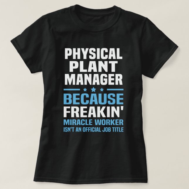 Pflanze-Manager T-Shirt (Design vorne)
