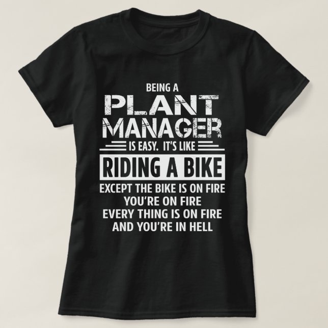 Pflanze Manager T-Shirt (Design vorne)