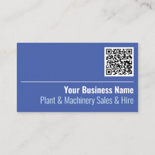 Pflanze & Maschinenbau - QR-Code Visitenkarte