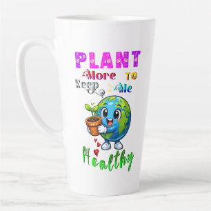 Pflanze mehr, um mich gesund zu halten milchtasse