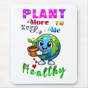 Pflanze mehr, um mich gesund zu halten mousepad