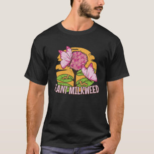 Pflanze-Milchkraut-Pflanze-Monarchschmetterling-Ök T-Shirt