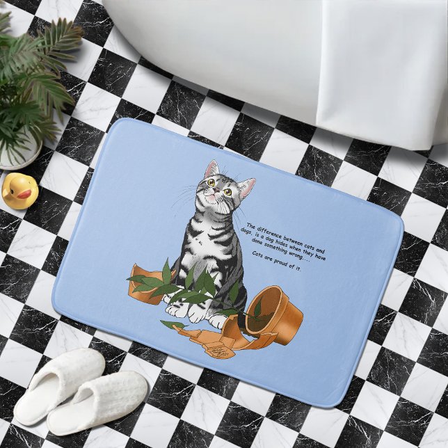 Pflanze Mischief Cat Badematte (Von Creator hochgeladen)