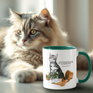 Pflanze Mischief Cat Tasse