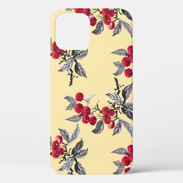 Pflanze mit Aquarellgarten  Case-Mate iPhone Hülle (Rückseite)