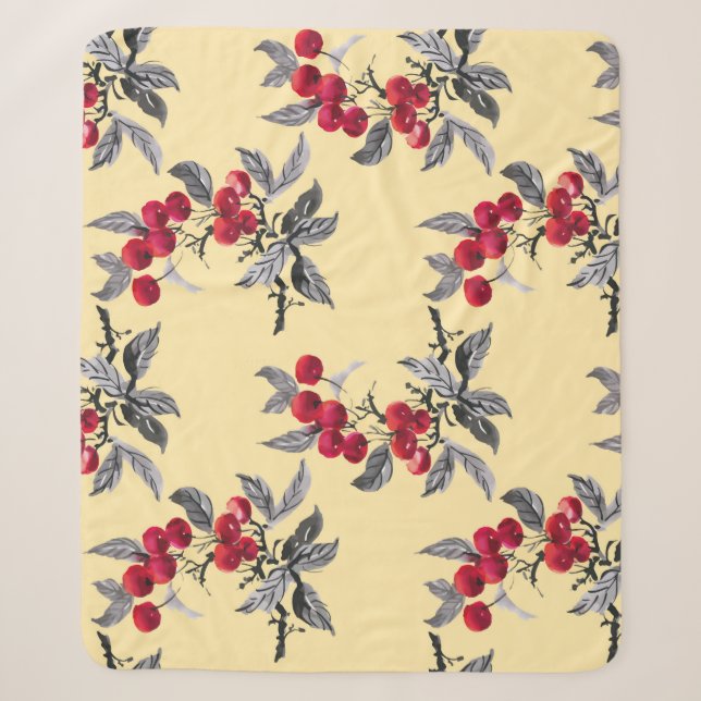 Pflanze mit Aquarellgarten  Sherpadecke (Vorderseite)