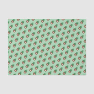 Pflanze mit Blume Seidenpapier