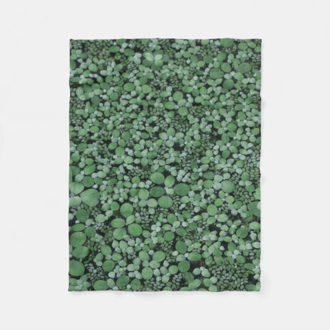 Pflanze mit grüner Blattfarbe Fleecedecke (Vorderseite)