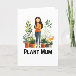 Pflanze Mum Greetings Card Dankeskarte