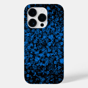 Pflanze Muster A05.b Schwarze BG Case-Mate iPhone 14 Pro Hülle