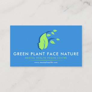 Pflanze Natur Vegan Visitenkarte