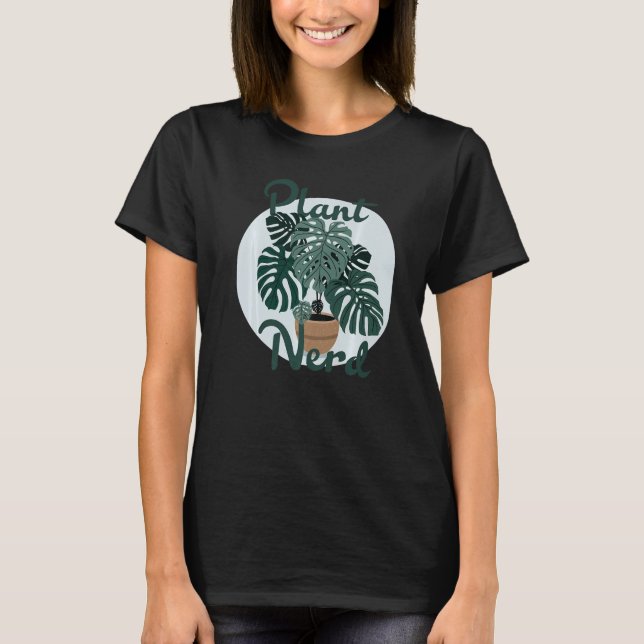 Pflanze Nerd Monstera 1 T-Shirt (Vorderseite)