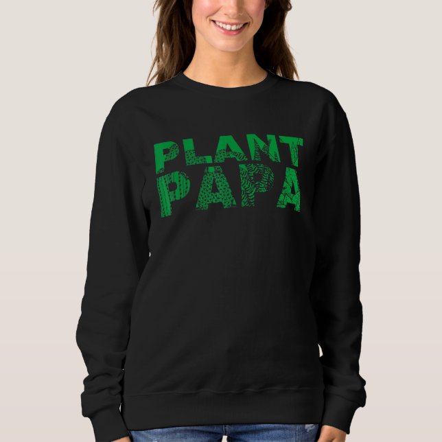 Pflanze Papa Cactus und Sukkulent Sweatshirt (Vorderseite)