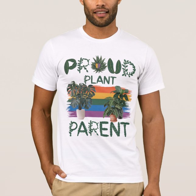 Pflanze Parent T - Shirt - LGBTQ+ (Vorderseite)