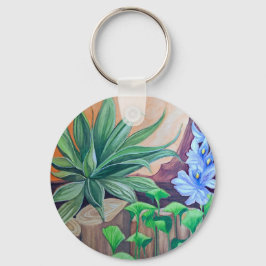 Pflanze Party Schlüsselanhänger
