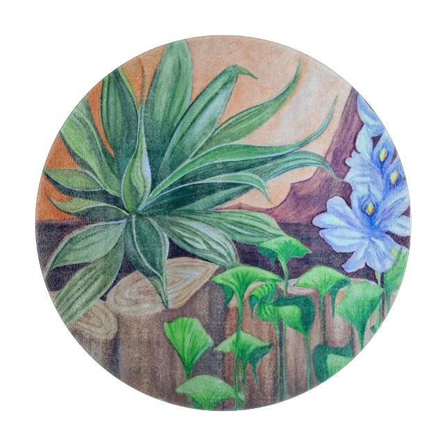 Pflanze Party Schneidebrett (Vorderseite)