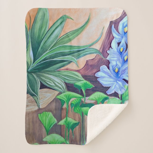 Pflanze Party Sherpadecke (Vorderseite)