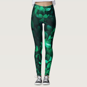 Pflanze Pastellfarben Leggings Pale
