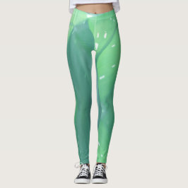 Pflanze Pastellfarben Leggings Pale
