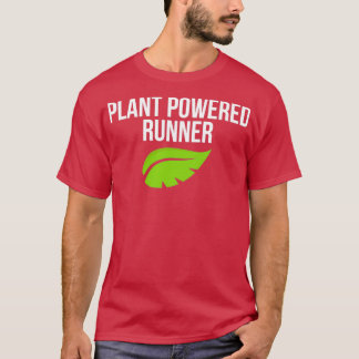 Pflanze Powered Läufer Vegan Trail Marathon Laufen T-Shirt