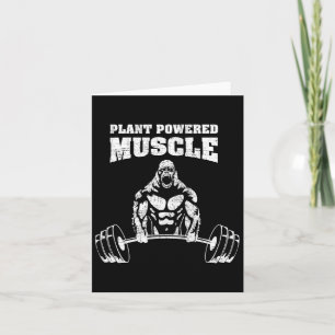 Pflanze Powered Muscle Vegan Power Bodybuilding Gy Karte