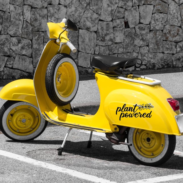 Pflanze Powered, Vegan Aufkleber (Von Creator hochgeladen)