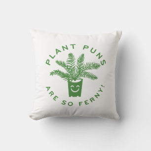Pflanze Puns sind so flink. Kissen