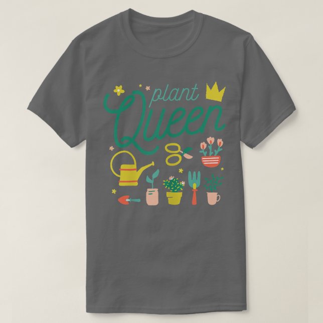 Pflanze Queen Bauer Gardens Planter T-Shirt (Design vorne)