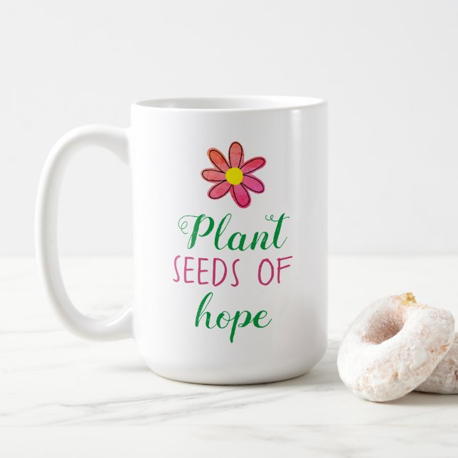 Pflanze Samen der Hope Classic Kaffeetasse (Mit Donut)