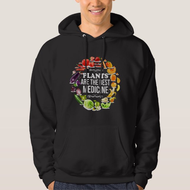 Pflanze sind die besten Veganen Arzneimittel für g Hoodie (Vorderseite)