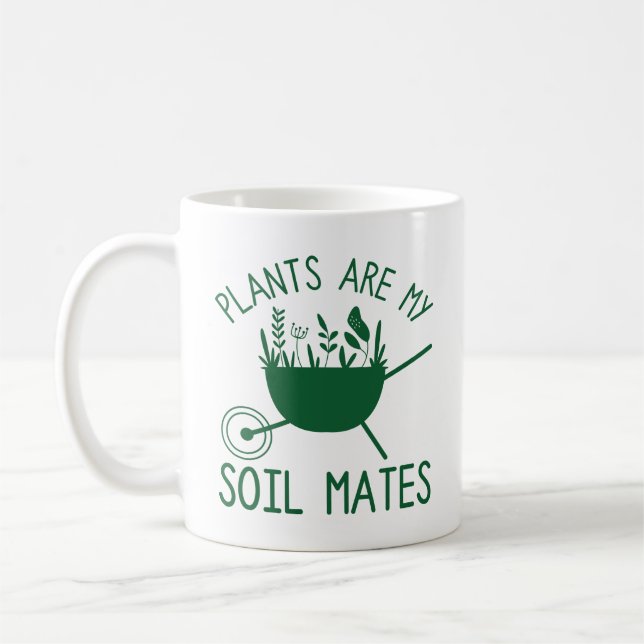 Pflanze sind meine Bodenmatten Kaffeetasse (Links)