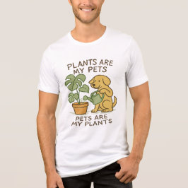 Pflanze sind meine Haustiere - Pflanze-T-Shirt für Tri-Blend Shirt