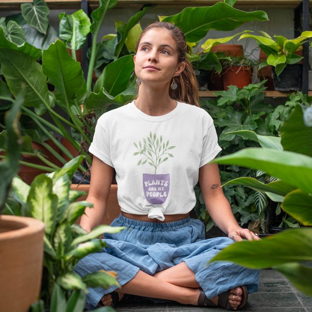 Pflanze sind meine Leute Tri-Blend-T - Shirt (This funny, "Plants are my people" tri-blend t-shirt would make the perfect gift! )