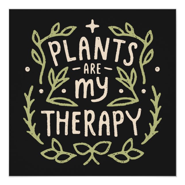 Pflanze sind meine Pflanze Mama Zitate Poster (Vorderseite)