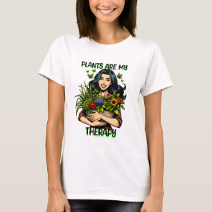 Pflanze sind meine Therapie   Funny Pflanze Addict T-Shirt