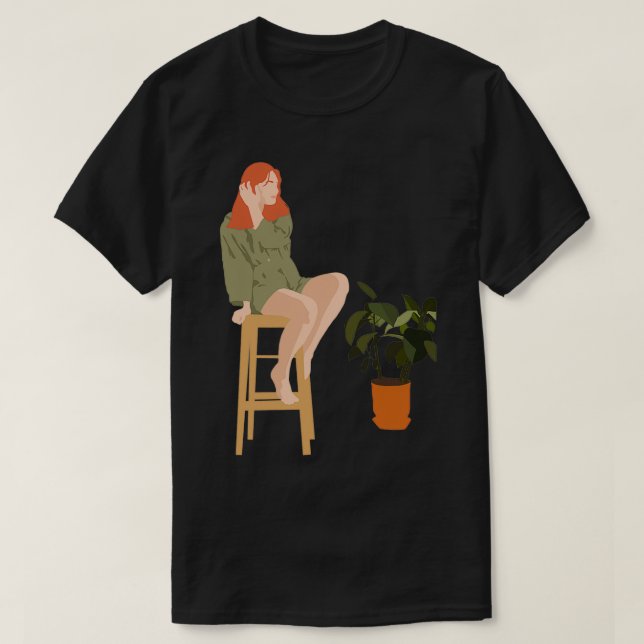 Pflanze T-Shirt (Design vorne)