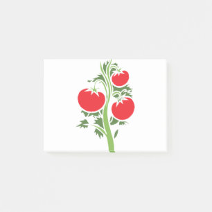 Pflanze Tomate Riesige Früchte Gemüserot Post-it Klebezettel