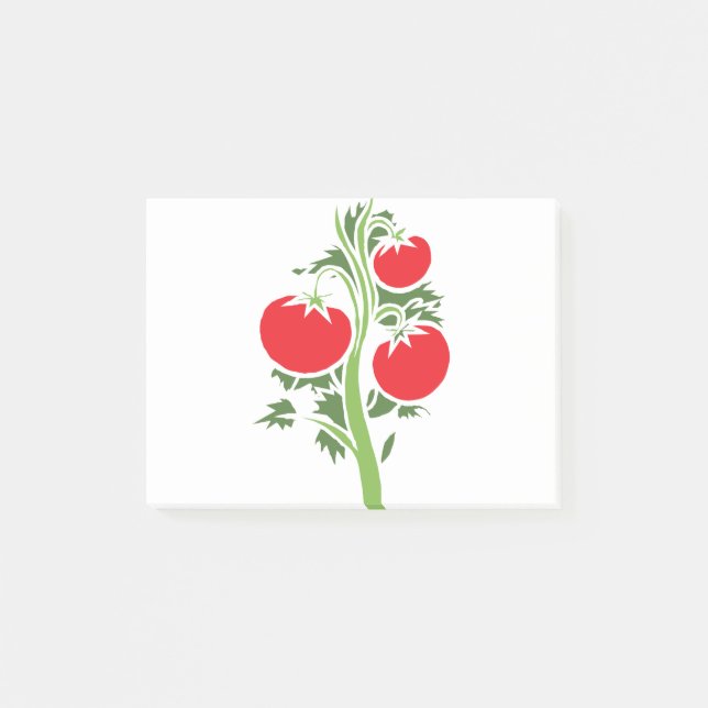 Pflanze Tomate Riesige Früchte Gemüserot Post-it Klebezettel (Vorderseite)