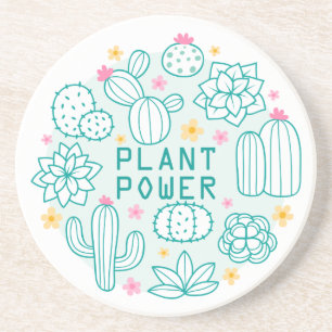 Pflanze und Blume Getränkeuntersetzer