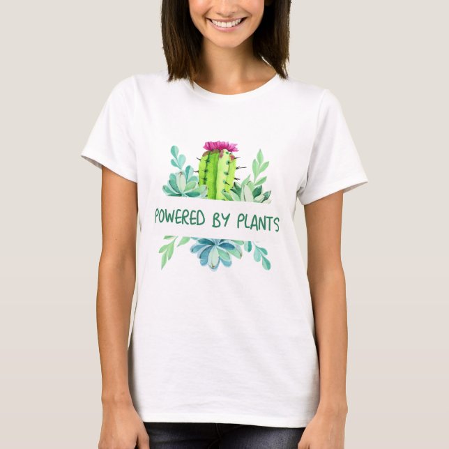 Pflanze und Blume T-Shirt (Vorderseite)