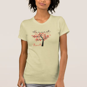 "Pflanze und Ernte" Fett Typografischer T - Shirt 