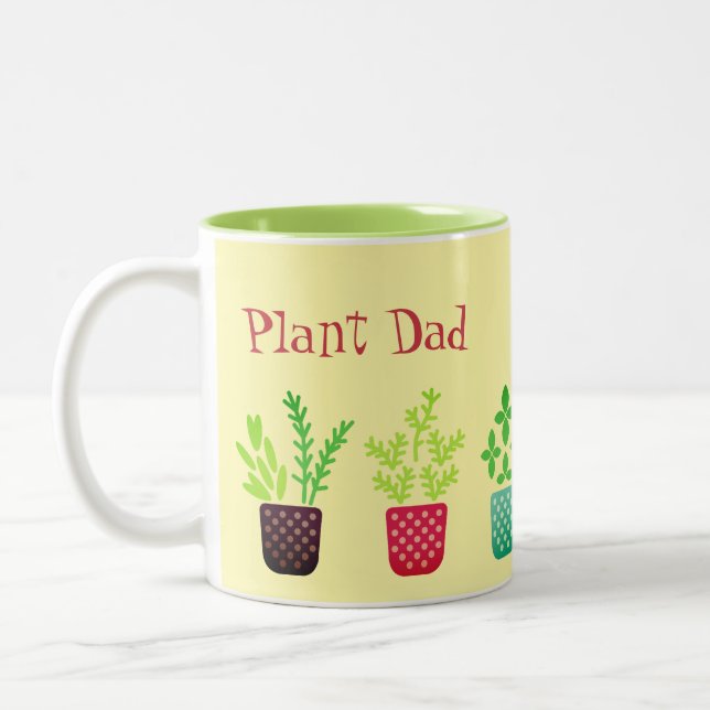 Pflanze Vater Zweifarbige Tasse (Links)