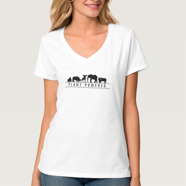Pflanze VEGAN Tiere T - Shirt (Vorderseite)