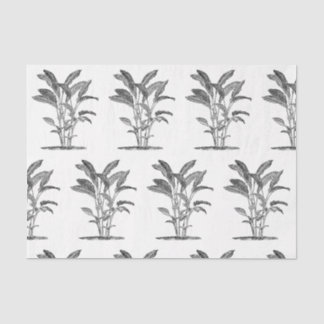 Pflanze-Vogel Seidenpapier