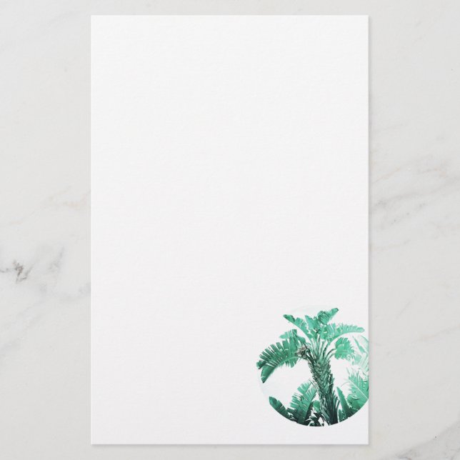 Pflanze von Bananen Briefpapier (Vorderseite)