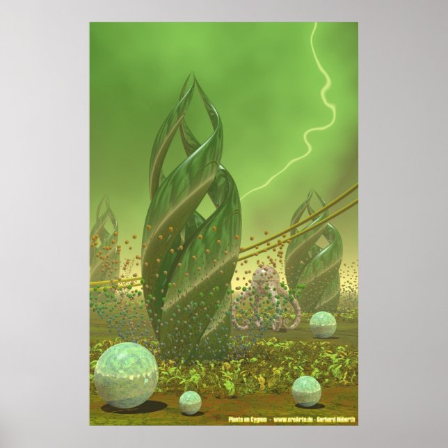 Pflanze von Cygnus IV Poster (Vorne)