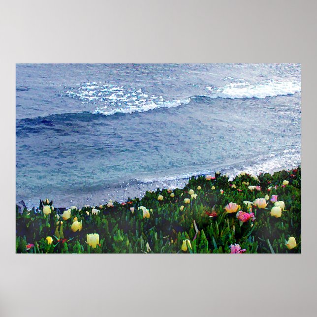Pflanze von Seeblick Poster (Vorne)