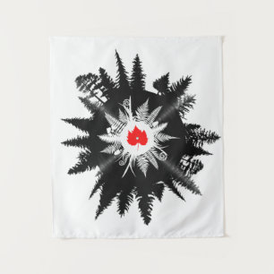 Pflanze von Waldmapel Leaf Vinyl Platten Baum Wandteppich