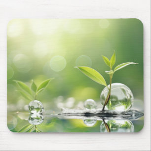 Pflanze Wasserfall Ruhe Friedliche Natur Mousepad