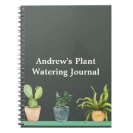 Pflanze Watering Journal Notizblock